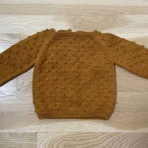 Misha & Puff child cotton popcorn sweater